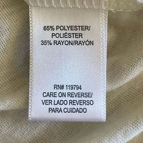 One World White Sleeveless Bohemian  Festival Back Cut Out Solid SZ M # 1223 - Picture 10 of 12